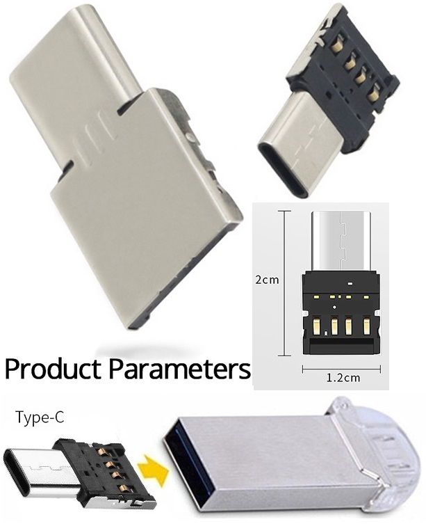 Adaptador USB Macho a C